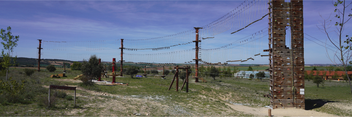 fotografía aula de naturaleza emilio hurtado, puente tibetano