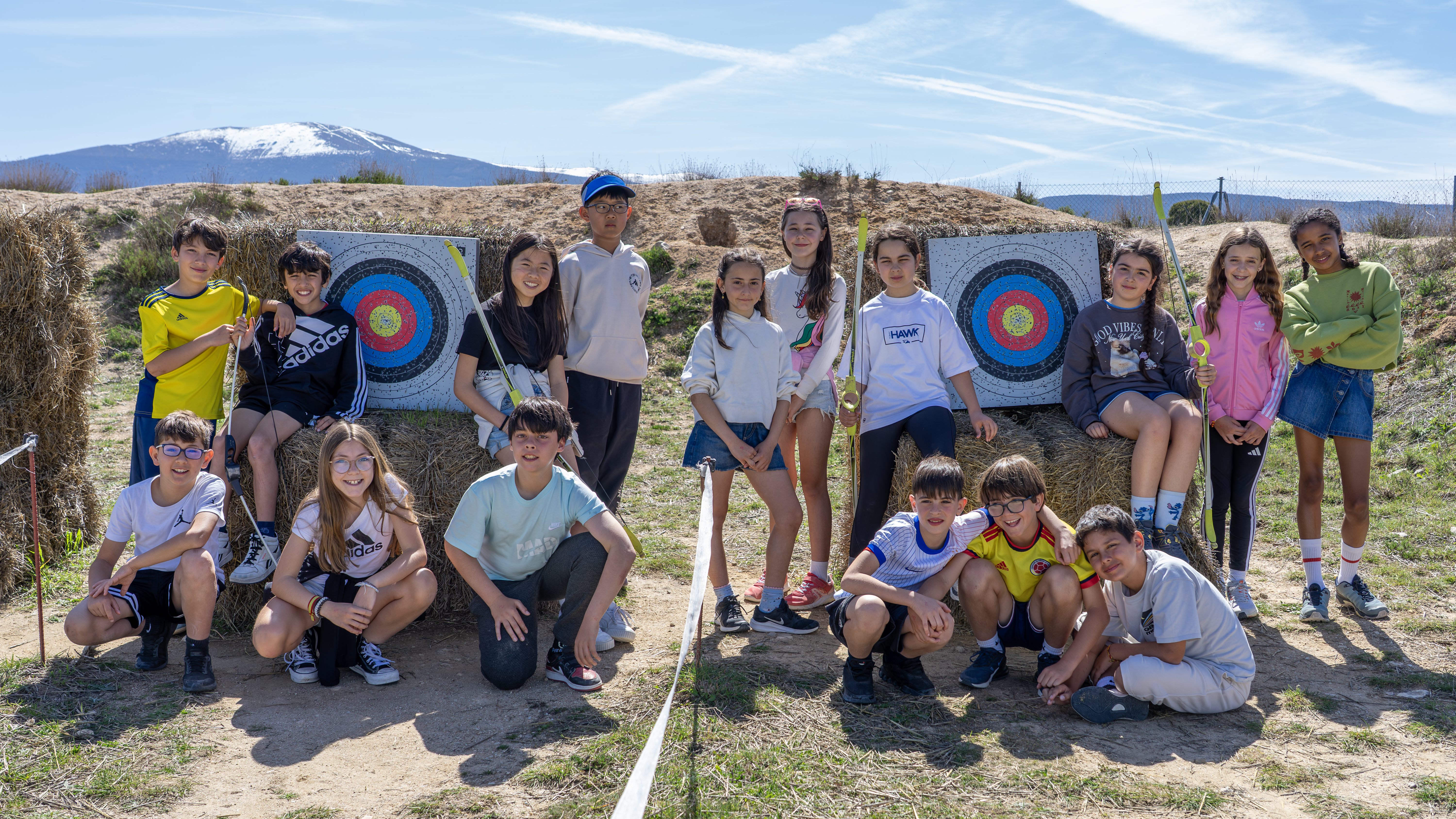 Niños felices en el Aula de Naturaleza Emilio Hurtado