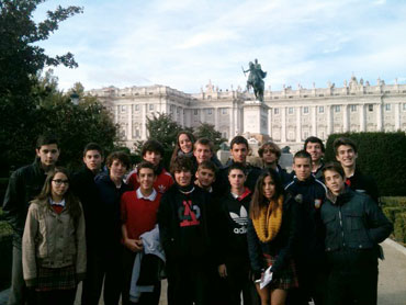 Alumnos del Colegio El Valle en el Madrid de los Austrias